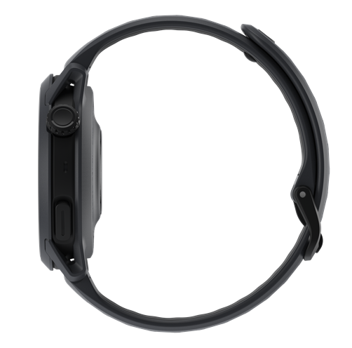 Coros Pace 4 Schwarz mit Silikonarmband