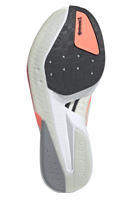 Adidas Adizero Boston  weiß mit Orangenem Adidas logo