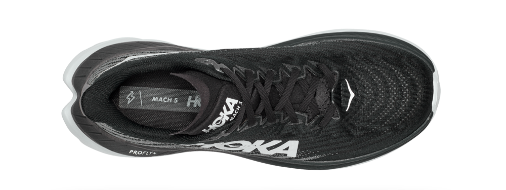 Hoka Mach 5 Black / White Schwarz / Weiß 