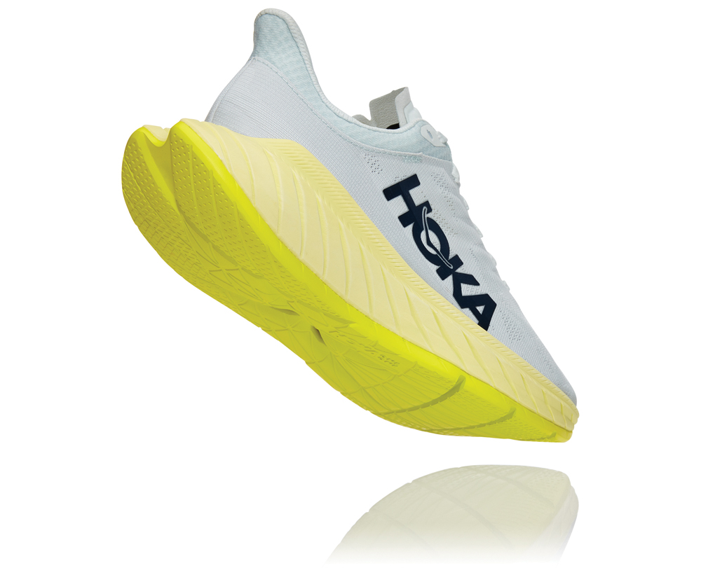 HOKA ONE ONE Blue Flower / Luminary Green