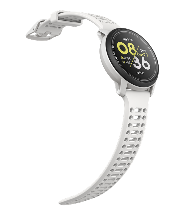 Coros Pace 3 weiß mit Silikonarmband