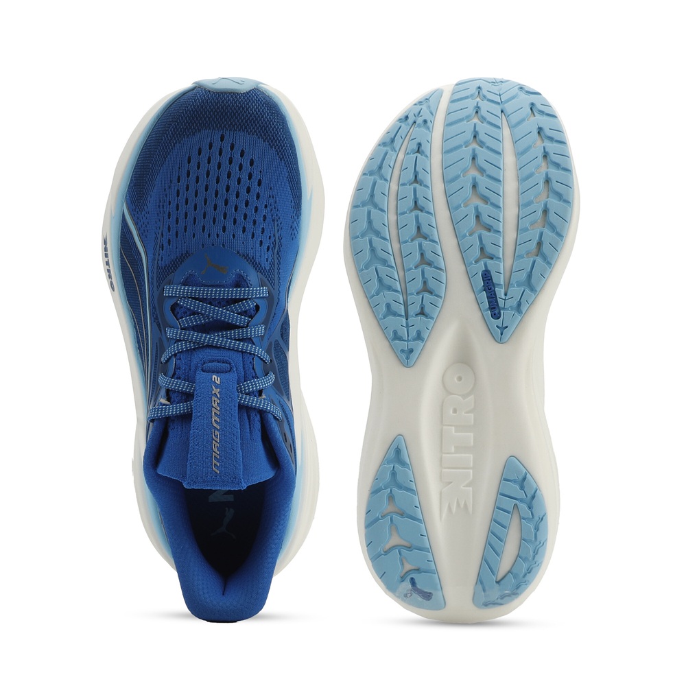 Puma Magmax Nitro 2 blau mit weißer Sohle