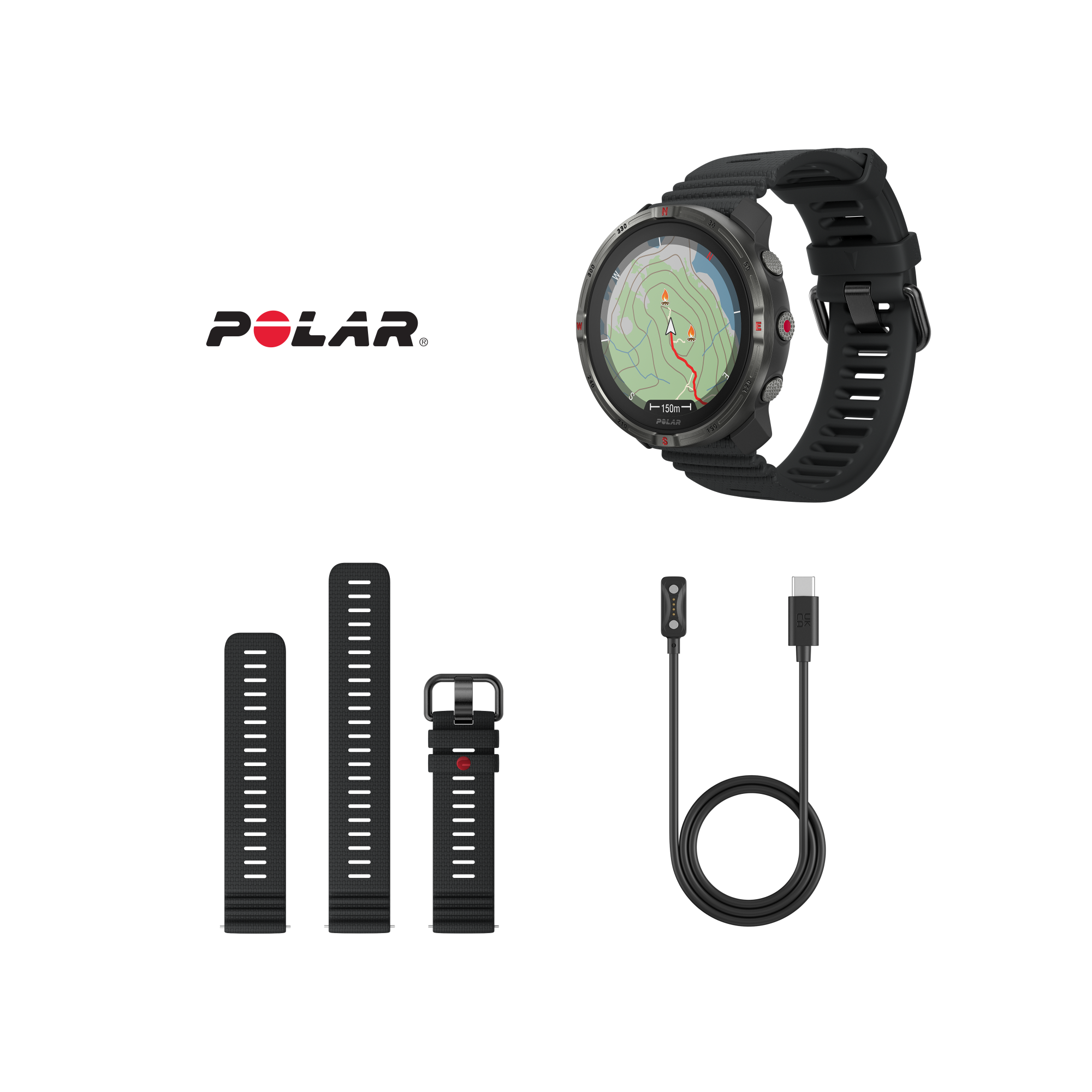 Grit X2 Sportuhr - Farbe Night Black Grit X2 Sportuhr - Farbe Night Black