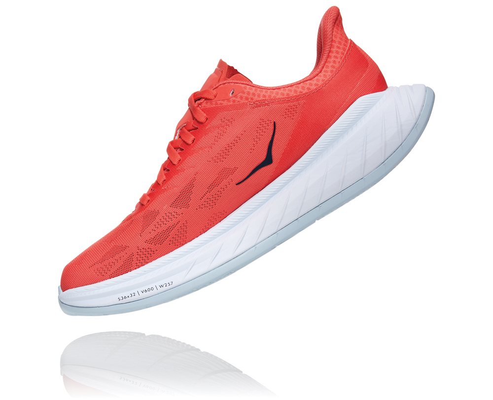 HOKA ONE ONE Hot Coral / Black Iris