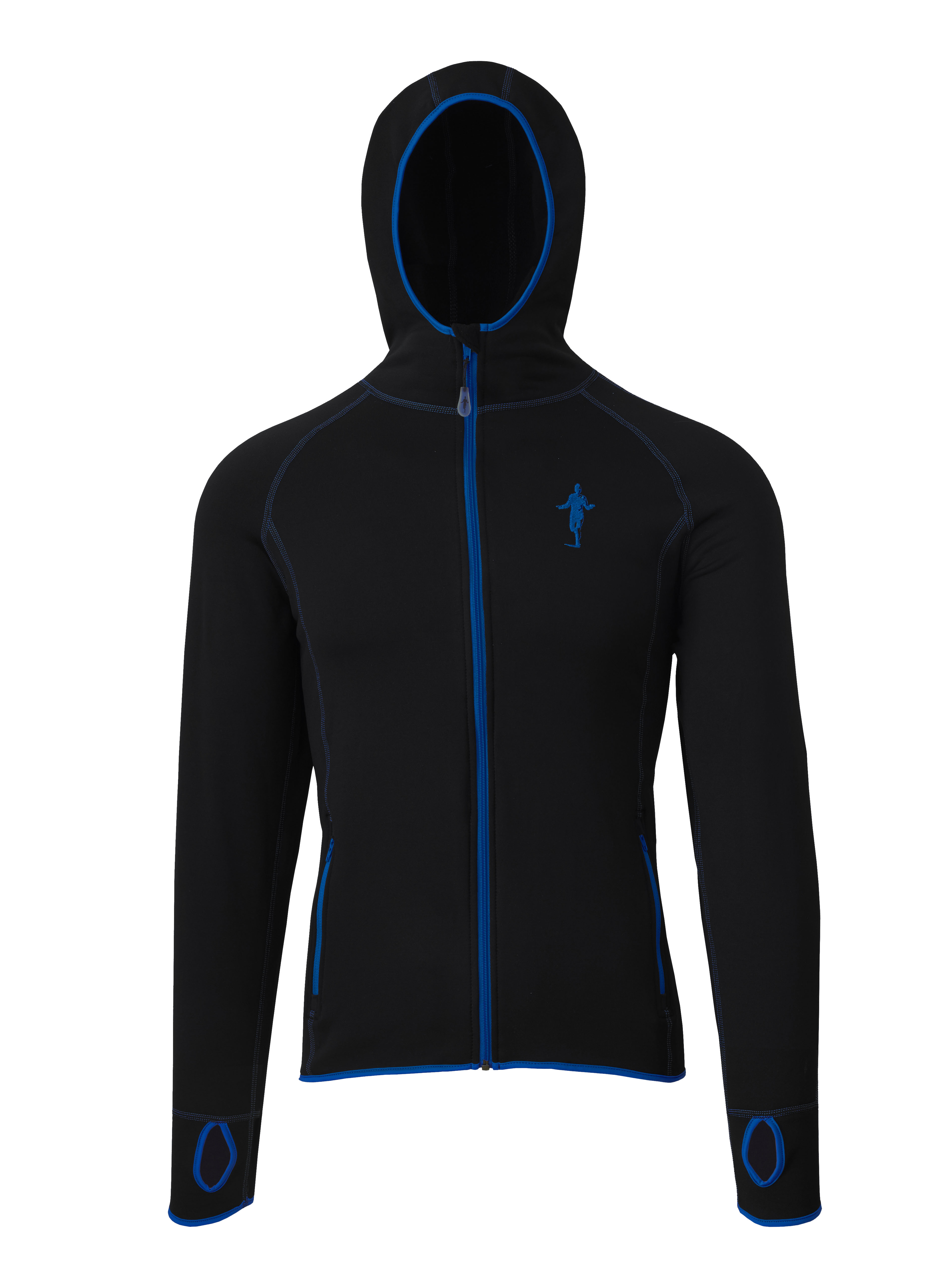 thoni mara Fleece Hoodie Herren | Der Sportladen Thoni Mara Fleece Hoodie Kapuzenpullover schwarz blau